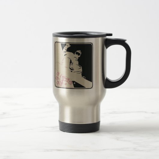 Mug De Voyage Snowboard/Pop Art (Droit)