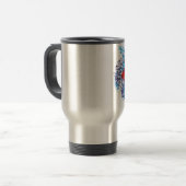 Mug De Voyage Snowboardeur cool (Devant gauche)