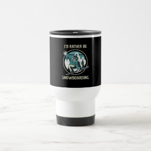 Mug De Voyage Snowboarding - Je préfère faire du snowboard