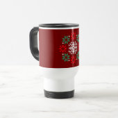 Mug De Voyage Snowflake Pattern Christmas Sweater Geometric XMas (Devant gauche)