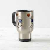 Mug De Voyage Snowman de basket (Devant gauche)