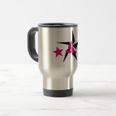 Mug De Voyage snowSTARz. planeur rose. (Devant gauche)