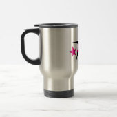 Mug De Voyage snowSTARz. planeur rose. (Gauche)