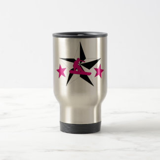 Mug De Voyage snowSTARz. planeur rose.