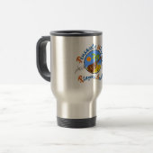 Mug De Voyage Société de joueurs d'ukulélé de Pensacola (PUPS) (Devant gauche)