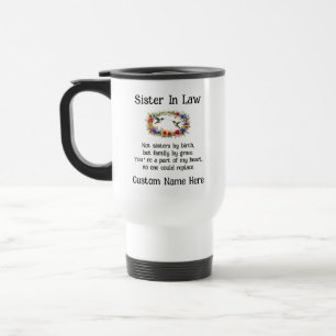 Mug De Voyage Soeur Totalement Personnalisée En Droit Cousin Tan