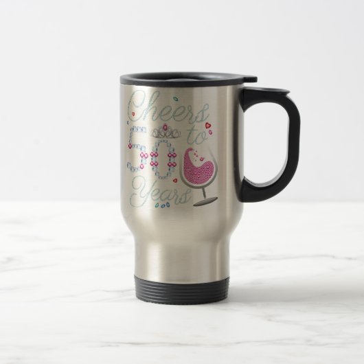 Mug De Voyage Soirée de 50 ans 50e anniversaire (Droit)