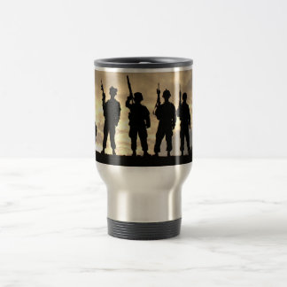 Mug De Voyage Soldats dans les militaires courageux de
