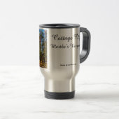 Mug De Voyage Soleil d'automne et chalets - Martha's Vineyard (Devant droit)