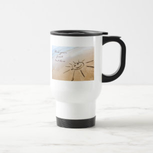 Mug De Voyage Soleil Sur La Plage