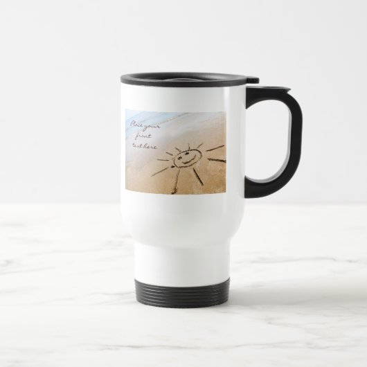 Mug De Voyage Soleil Sur La Plage (Droite)
