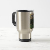 Mug De Voyage Soleil sur le mur de canyon (Devant gauche)