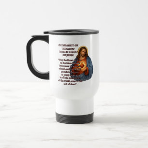 Mug De Voyage Solennité du Sacré-Cœur de Jésus Prière