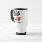 Mug De Voyage Solutions Architect aime jouer aux jeux vidéo (Devant gauche)