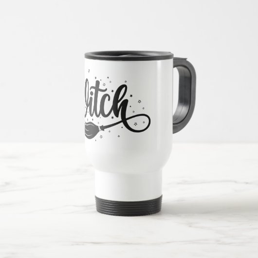 Mug De Voyage Sorcière (Devant droit)