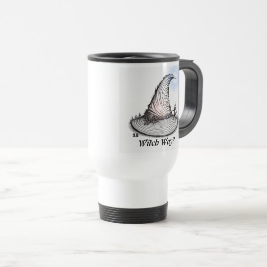 Mug De Voyage Sorcière ? : (Devant droit)