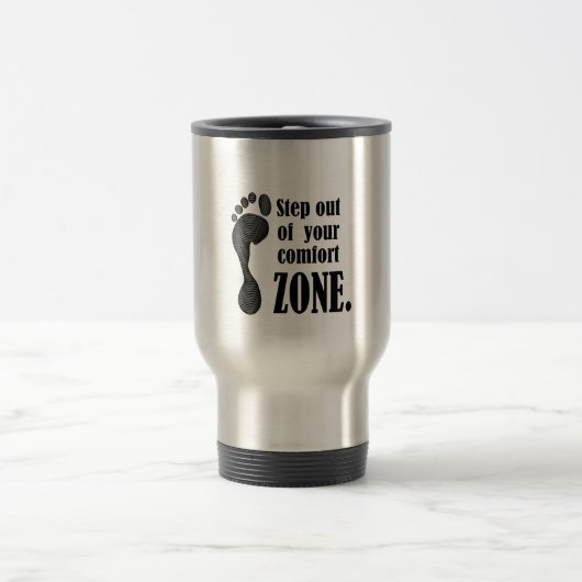 Mug De Voyage sortir de votre zone de confort (Centre)