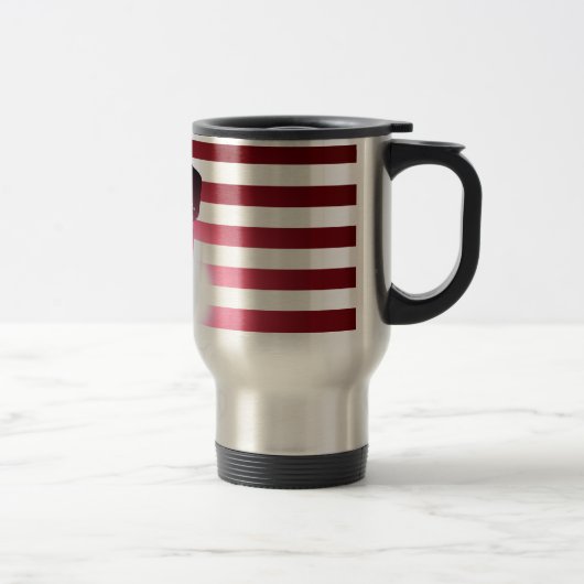 Mug De Voyage Soudeuse et drapeau américain (Droit)