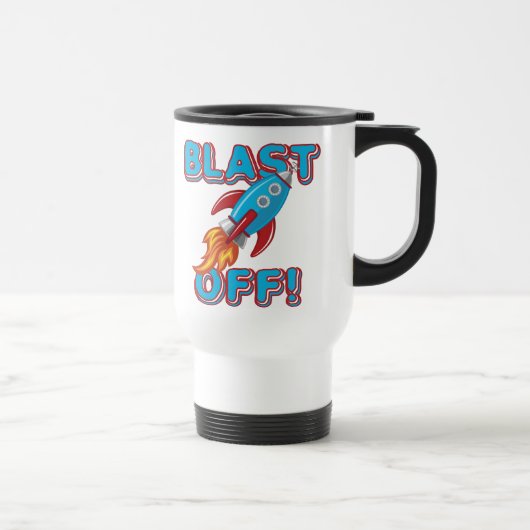 Mug De Voyage Soufflez le bateau de Rocket (Droite)