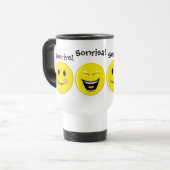 Mug De Voyage Sourires internationaux ... ; ) (Devant gauche)