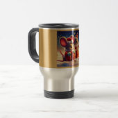 Mug De Voyage Souris de Noël 3 (Devant gauche)
