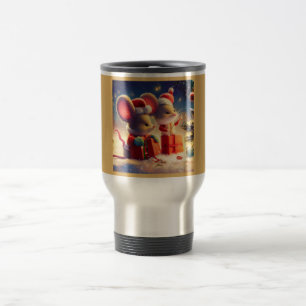 Mug De Voyage Souris de Noël 3