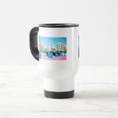 MUG DE VOYAGE SOUTH BEACH, MIAMI, FLORIDE (Devant gauche)