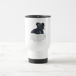 Mug de voyage souvenir femelle Skye Terrier