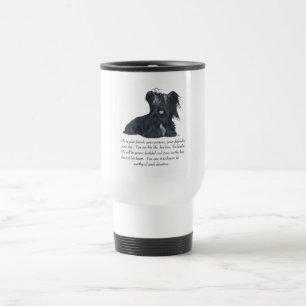 Mug de voyage souvenir Skye Terrier MÂLE