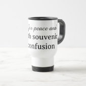 Mug de voyage Souvenirs et confusion (Devant droit)