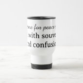 Mug de voyage Souvenirs et confusion (Centre)