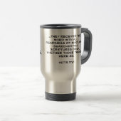 Mug De Voyage Soyez Beréen Apologétique Écriture Bible Verse (Devant droit)