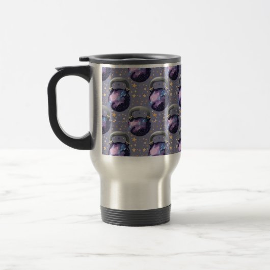 Mug De Voyage Space Galaxy Kettlebell (Gauche)