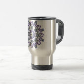 Mug De Voyage Spikes bleus (Devant droit)