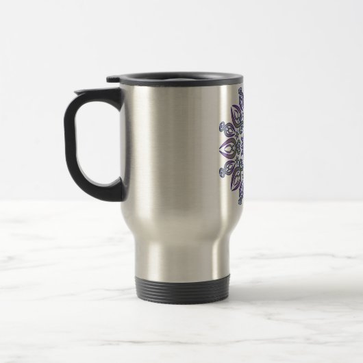 Mug De Voyage Spikes bleus (Gauche)