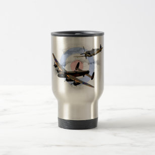 Mug De Voyage Spitfire et Lancaster