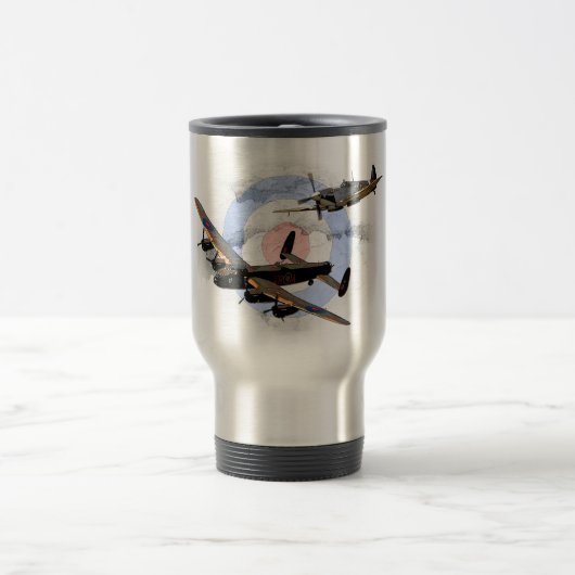 Mug De Voyage Spitfire et Lancaster (Centre)