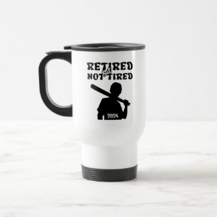 Mug De Voyage Sports de base-ball à la retraite, mais non fatigu