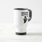 Mug De Voyage Sports de basketball à la retraite (Devant droit)