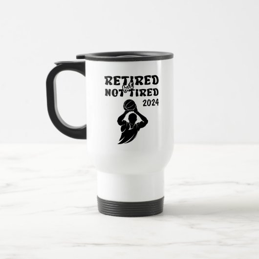 Mug De Voyage Sports de basketball à la retraite (Gauche)