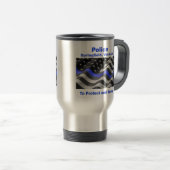 Mug De Voyage Springfield, Vermont. Police (Devant droit)