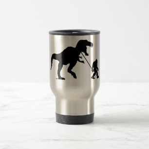 Mug De Voyage Squatchin allé avec T-rex