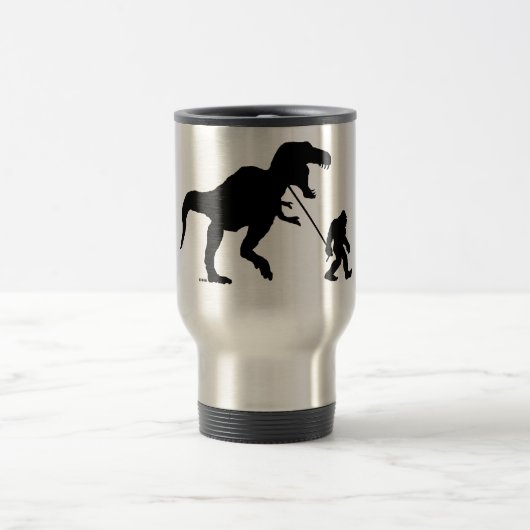 Mug De Voyage Squatchin allé avec T-rex (Centre)