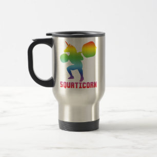 Mug De Voyage Squaticorn - Jour de la Jambe - Squat Unicorn - En