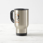 Mug De Voyage Squelette C'Est La Saison Pour Pilates Méditation (Devant gauche)