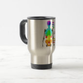 Mug De Voyage Squelette de Chakras (Devant gauche)