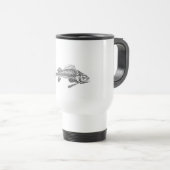 Mug De Voyage Squelette de poisson (Devant droit)