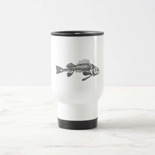 Mug De Voyage Squelette de poisson (Centre)