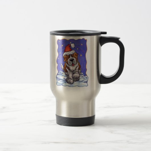 Mug De Voyage St. Bernard Christmas (Droit)