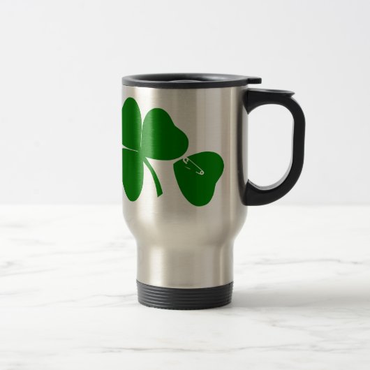 Mug De Voyage St Patrick's Day - Obtenez Lucky 3 + 1 feuilles = (Droit)